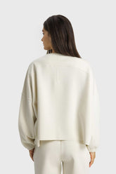 Dropped Shoulder Round Neck Sports Top Ins Street